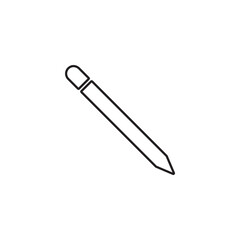 pencil icon. vector flat illustration