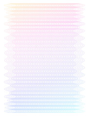 Soft rainbow color. Linear background. Design elements. Poligonal lines. Guilloche