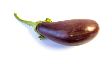 isolated on white background aubergine