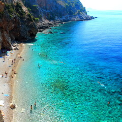 Top beach Pasjaca near Dubrovnik, touristic destination in Croatia