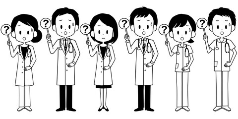 医師　看護師　疑問　質問　セット