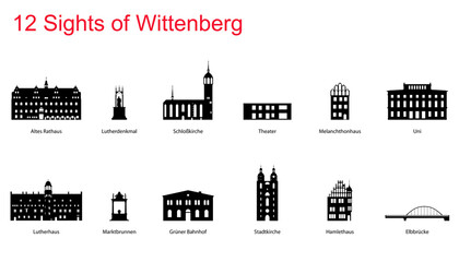 12 Sights of "Lutherstadt Wittenberg"