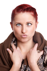 Frau ist albern