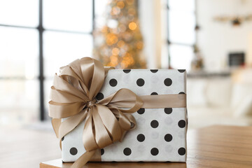 gift box with ribbon