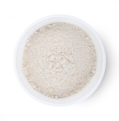 Seasoning powder isolated on white