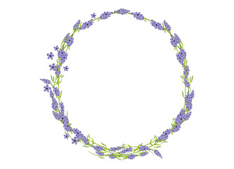 filigraner zartes Lavendel Kränzchen
