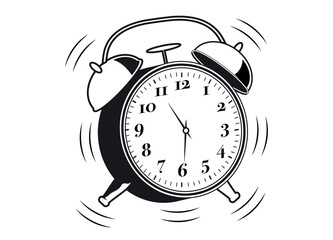 Klingelnder Wecker - Zeit zum Aufstehen