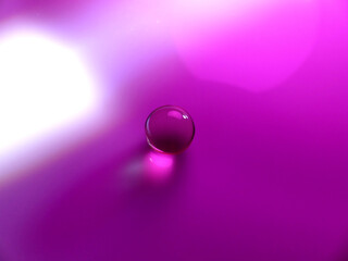 Colorful soothing sphere magenta