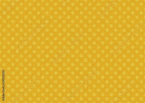 フェルト生地に描かれた茶色の水玉模様の背景イラスト Artwork Wall Mural Artwo Tota