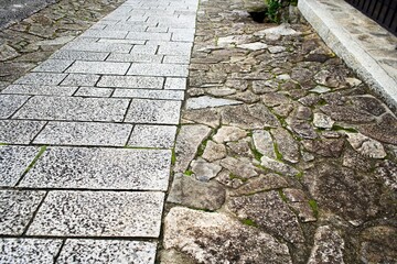 The stone path in Japan.