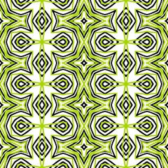 Seamless pattern with fancy ornaments over white background