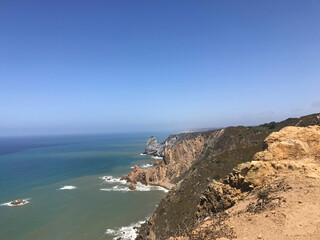 view of Cabo Da Roca in Sintra, Portugal