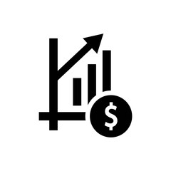 Growth investment icon