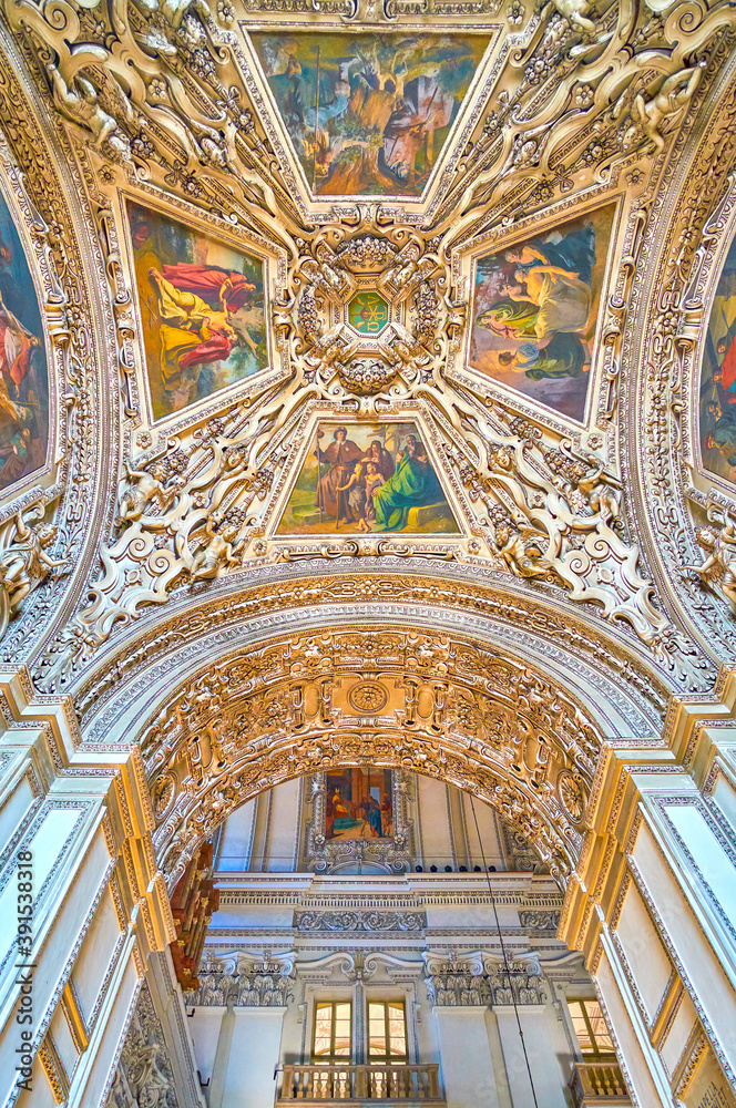 Sticker The arches of Cathedral of Salzburg, Austria