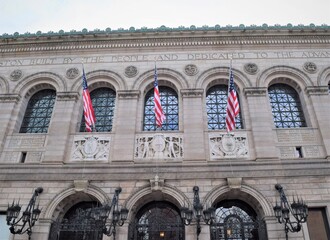 Obraz premium Boston City Public Library
