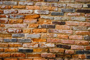 Vintage brick wall texture Background with copy space for text or design