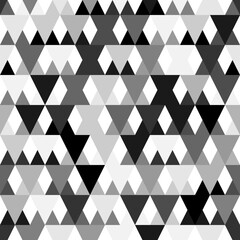Seamless abstract vector pattern - repeat geometric triangle mosaic background
