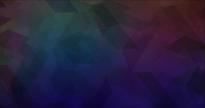4K looping dark multicolor animation in square style. Quality abstract video with rectangular structure. Clip for your commercials. 4096 x 2160, 30 fps.