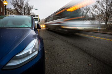 Foggy Autumn Morning in Princeton New Jersey