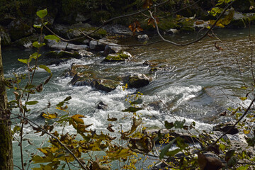 illerursprung bei oberstdorf im allgäu
