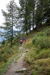 Obraz premium montagne randonnée 