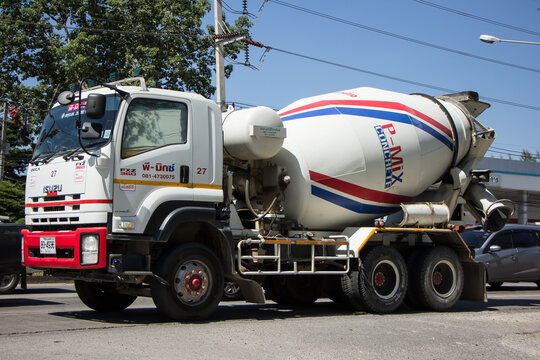 Concrete truck of PMIX Concrete product company.