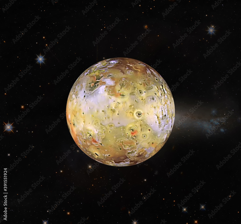 Canvas Prints io, satellite of jupiter. elements of this image furnished by nasa's scientific visualization studio