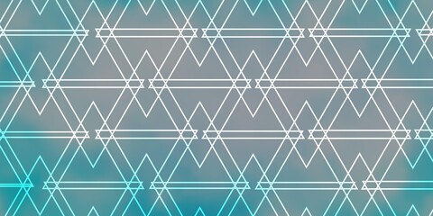 Light Pink, Blue vector layout with lines, triangles.