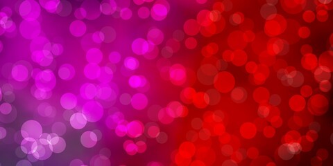 Light Blue, Red vector layout with circle shapes.