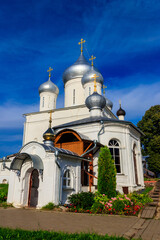 Nikitsky Monastery in Pereslavl-Zalessky, Russia. Golden ring of Russia