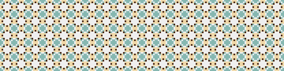 Abstract Cross Pattern Dots Logo generative computational art illustration