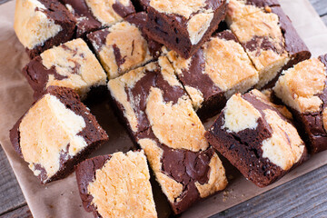 Trend baking Brookies chocolate brownies and cookies.