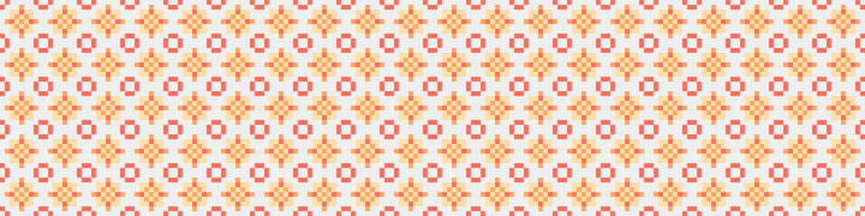 Abstract Cross Pattern Dots Logo generative computational art illustration