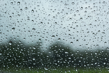 rain drops on window
