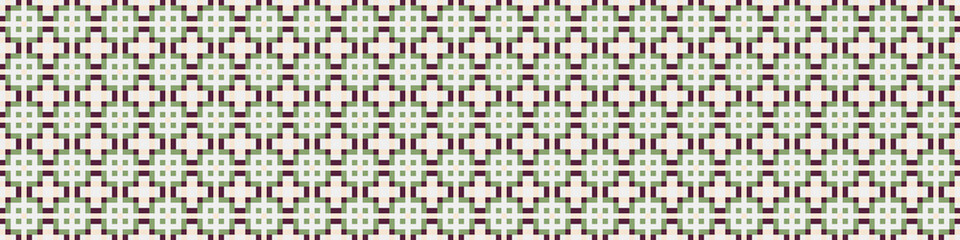 Abstract Cross Pattern Dots Logo generative computational art illustration