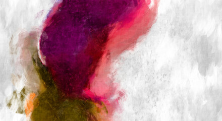 Rough brushstrokes on abstract background. Brush painting. Color strokes of paint. Unique wall art. Modern art on canvas. Colorful contemporary artwork.