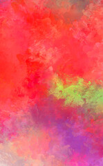 Artistic vibrant and colorful wallpaper.Brushed Painted Abstract Background. Brush stroked painting.