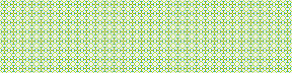 Obraz premium Abstract Cross Pattern Dots Logo generative computational art illustration