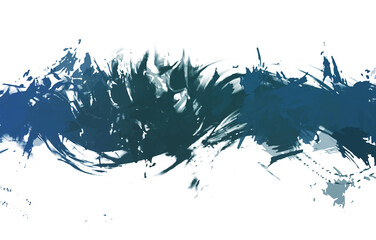 Painted artistic creation. Brushed vibrant wallpaper. Unique and creative illustration. Abstract background of colorful brush strokes.