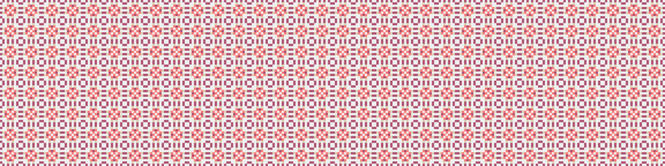 Fototapeta premium Abstract Cross Pattern Dots Logo generative computational art illustration