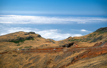 Driveway to Pico Ruivo, Madeira