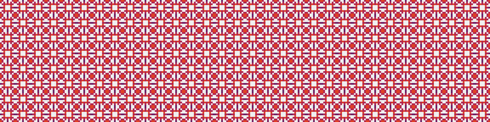 Fototapeta premium Abstract Cross Pattern Dots Logo generative computational art illustration