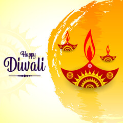 Happy Diwali festival, background, vector illustration, sale banner