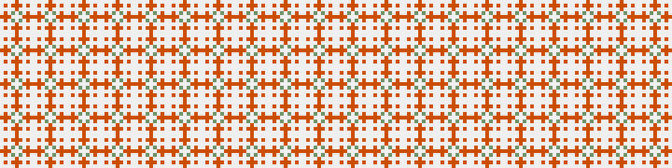 Fototapeta premium Abstract Cross Pattern Dots Logo generative computational art illustration