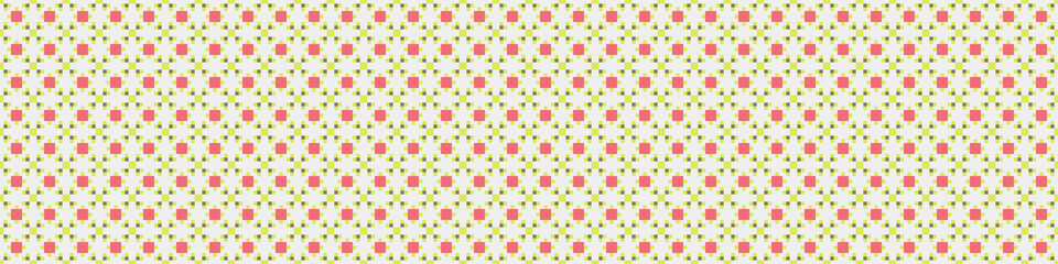 Fototapeta premium Abstract Cross Pattern Dots Logo generative computational art illustration