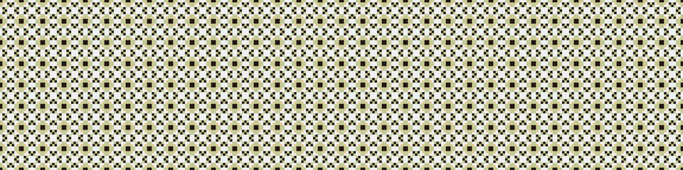 Fototapeta premium Abstract Cross Pattern Dots Logo generative computational art illustration