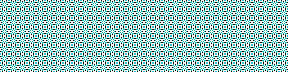 Fototapeta premium Abstract Cross Pattern Dots Logo generative computational art illustration