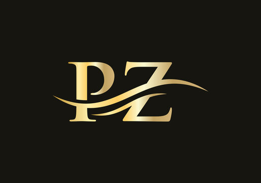PZ Modern creative unique elegant minimal. PZ initial based letter icon logo. PZ logo design