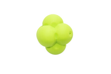 Random bouncing ball isolated on white background.