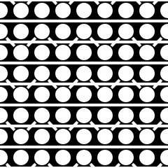 Circles, lines ornament. Geometric background. Line, circle shapes seamless pattern. Stripes, rounds ornate. Folk image. Ethnic wallpaper. Tribe motif. Digital paper, web design, vector, textile print